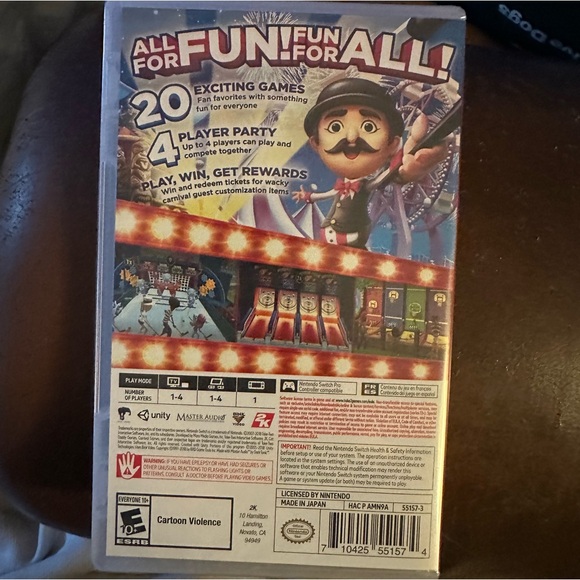 Carnival games 🎪 for Nintendo Switch NIB - Picture 2 of 2